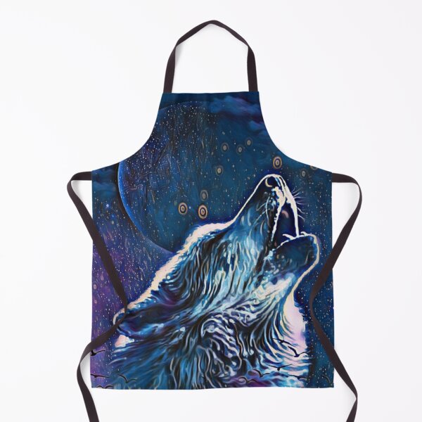 Item preview, Wolf howling at the Moon designed and sold by MerWishes.
