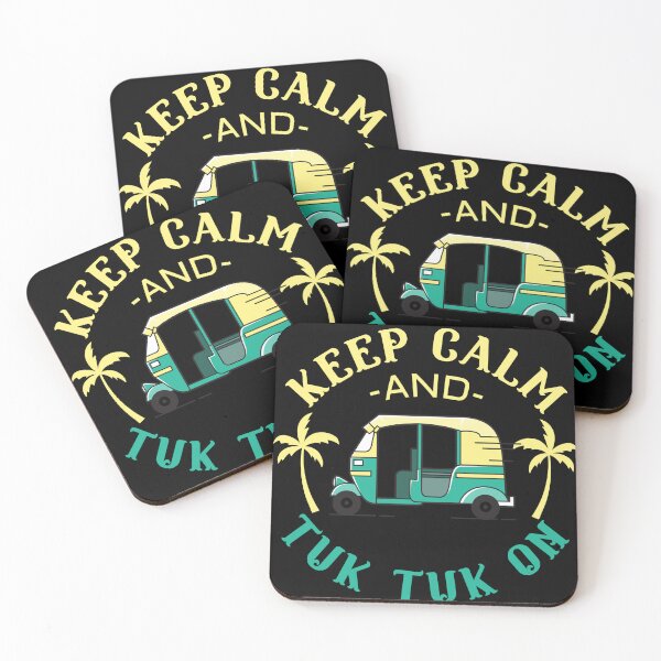 Item preview, Backpacker design of a tuk tuk, Keep calm and tuk tuk designed and sold by Roam66.