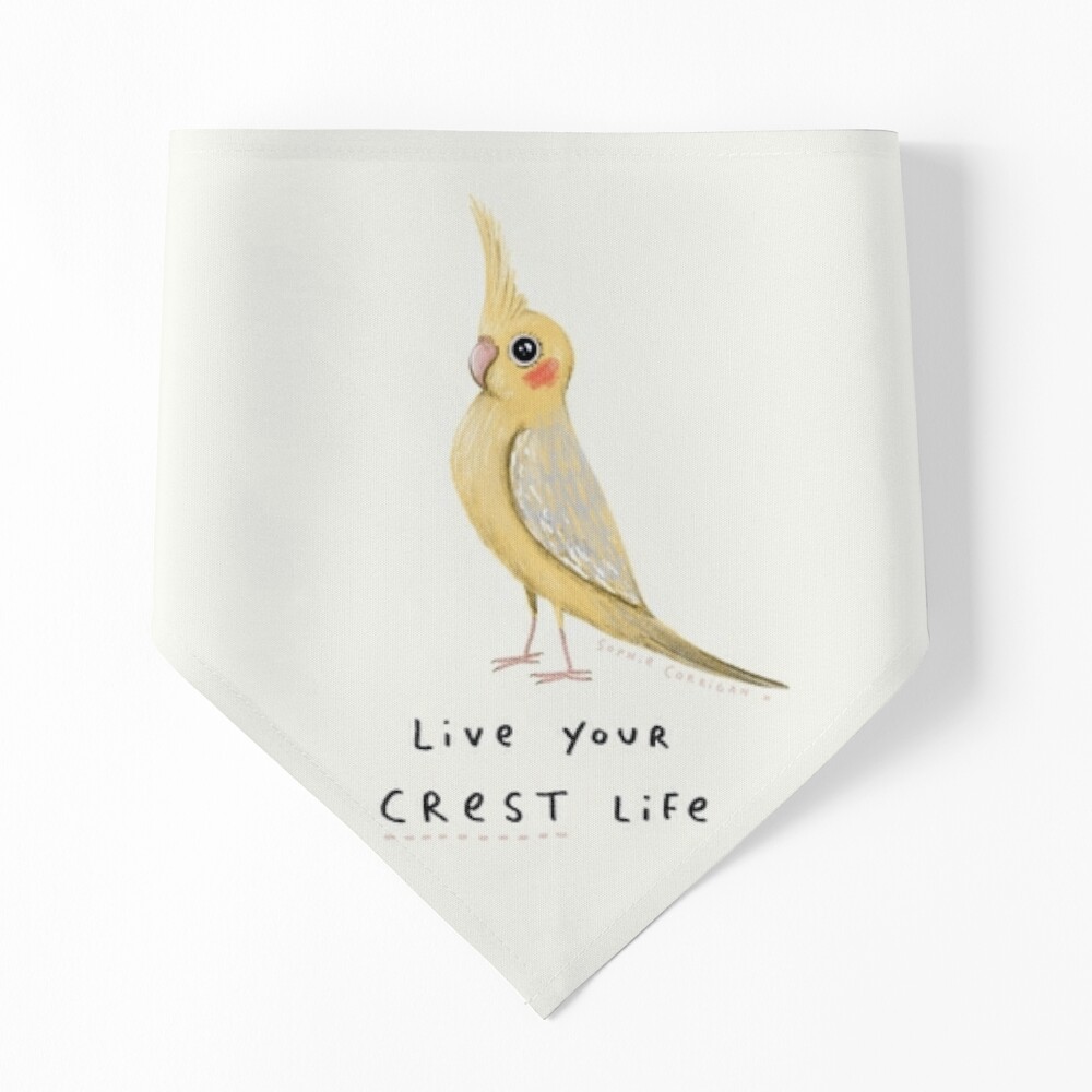 Cockatiel Preening Its Feathers T-shirt Design Vector Download