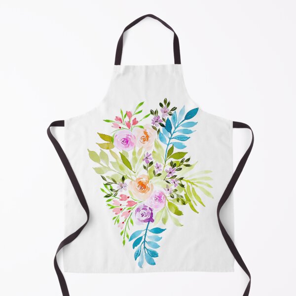 Item preview, A Flower Bouquet with Blue Leaves designed and sold by Orly Fuchs Galchen.
