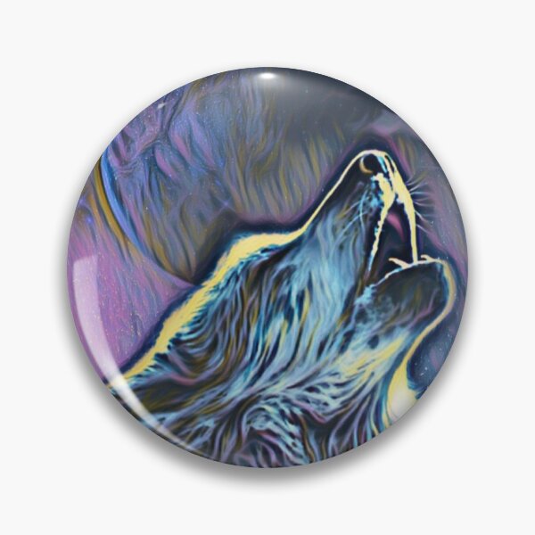 Item preview, Wolf howling at the Moon designed and sold by MerWishes.