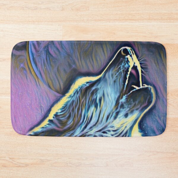 Item preview, Wolf howling at the Moon designed and sold by MerWishes.