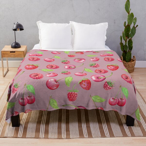 Item preview, Pink Vintage Cherry Pattern Retro Collection designed and sold by autumnchu.