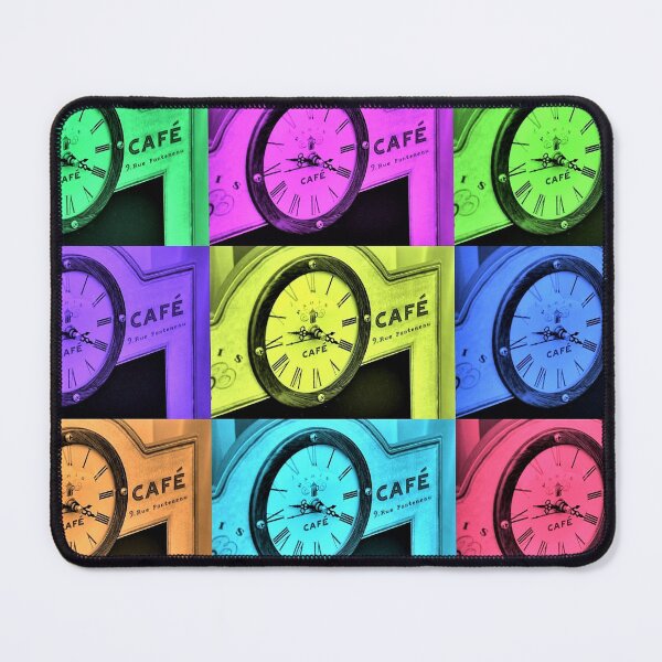 Item preview, The Café Clock Pop Artwork in Paris designed and sold by Mark Luckett.
