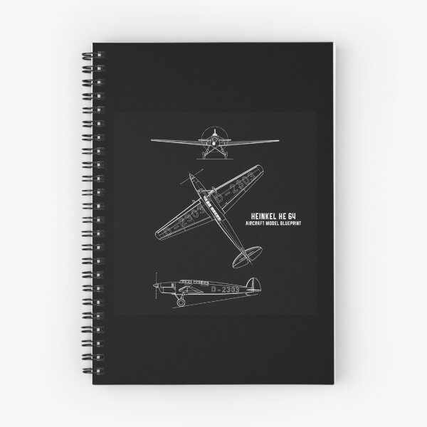 Artikelvorschau, Heinkel He64 Flugzeugplan entworfen und verkauft von PodiShawna.