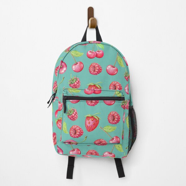 Item preview, Turquoise Vintage Cherry Pattern Retro Collection designed and sold by autumnchu.