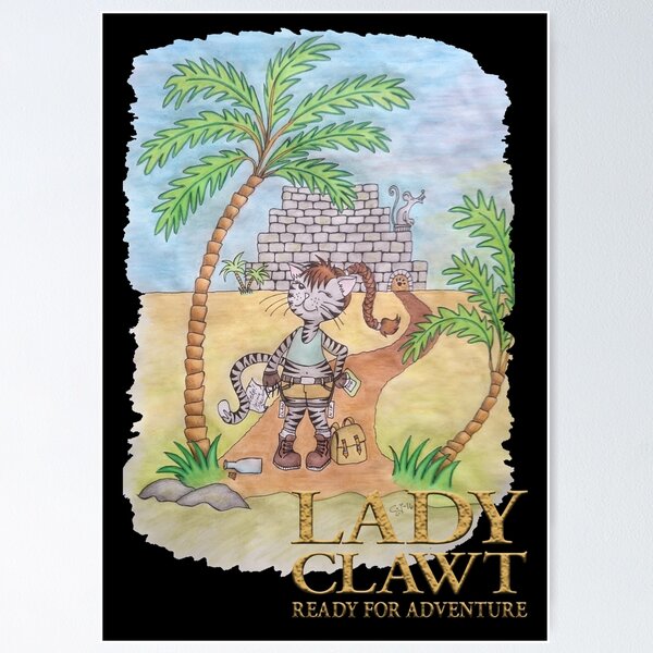 Aperçu de l'œuvre Lady Clawt, prête pour l'aventure créée et vendue par MissLongtail.