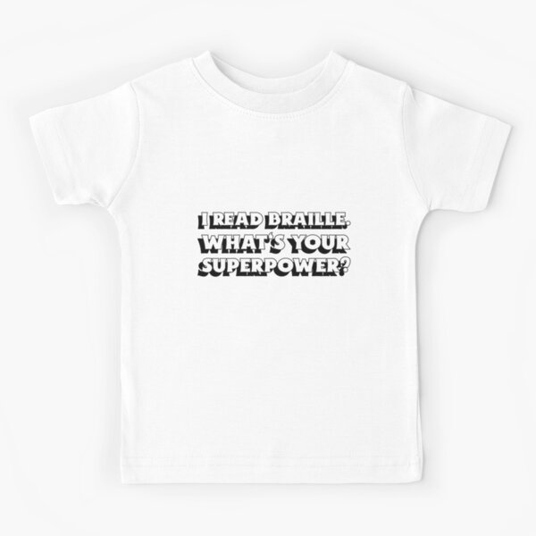 I Feel What You're Saying Braille Dots Blindness' Unisex Jersey T