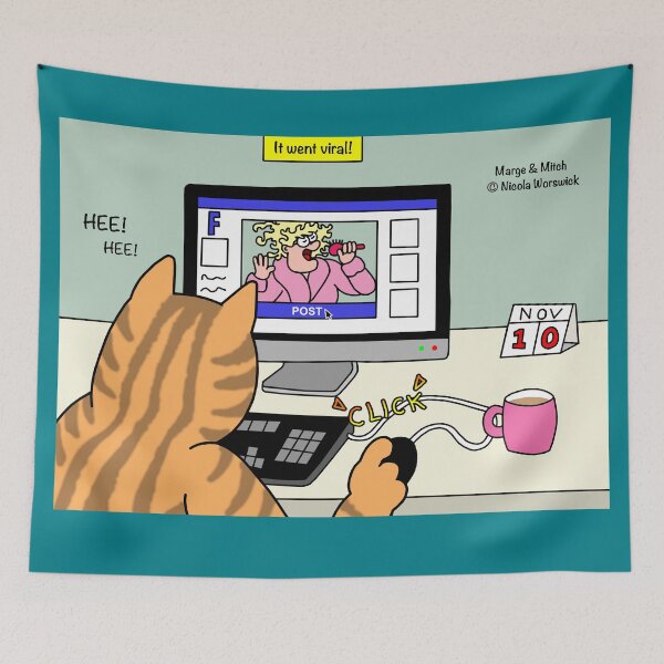 Item preview, It went viral! designed and sold by Scat the cat.