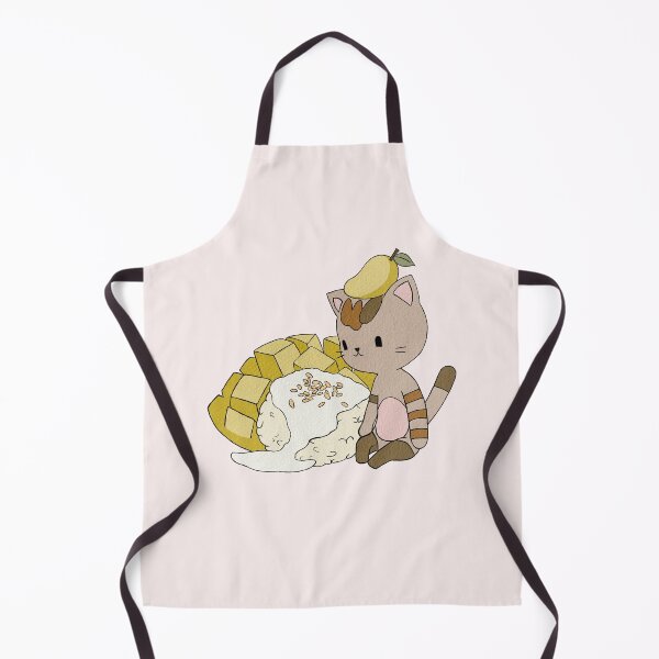 Item preview, Cute cat Mango sticky rice designed and sold by Martefiles.