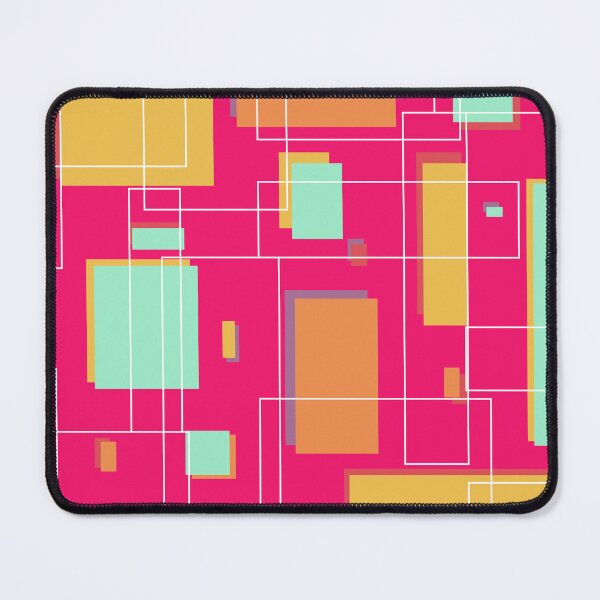 Item preview, Bauhaus Inspired Shapes on Shocking Pink designed and sold by LisWilliams.