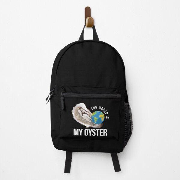Item preview, The World Is My Oyster Oyster Shell designed and sold by MooonTees.