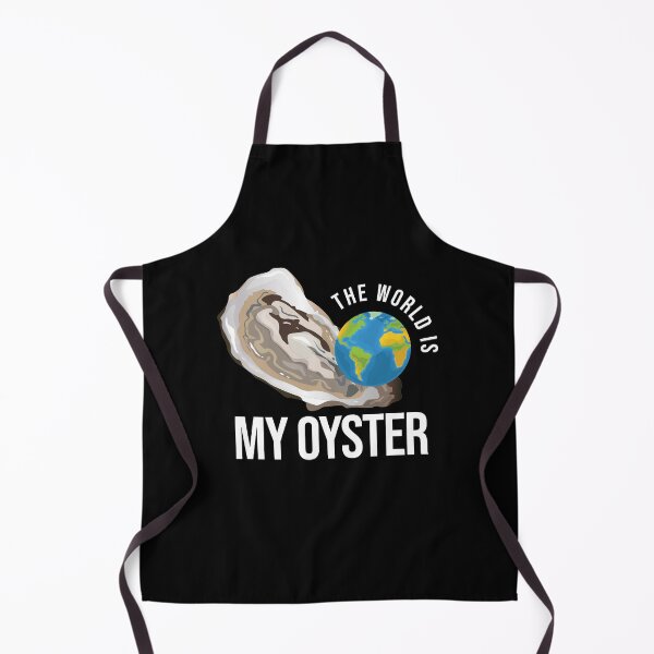 Item preview, The World Is My Oyster Oyster Shell designed and sold by MooonTees.