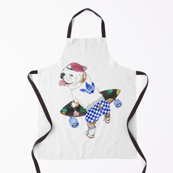 Item preview, English Bulldog learning to skate  designed and sold by Ekaterina Khozatskaya.