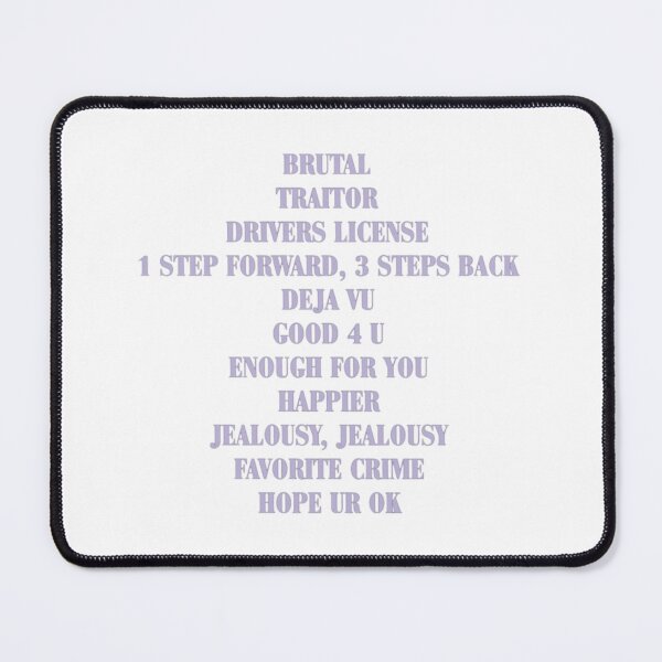 Item preview, olivia track list designed and sold by Carmens-World.