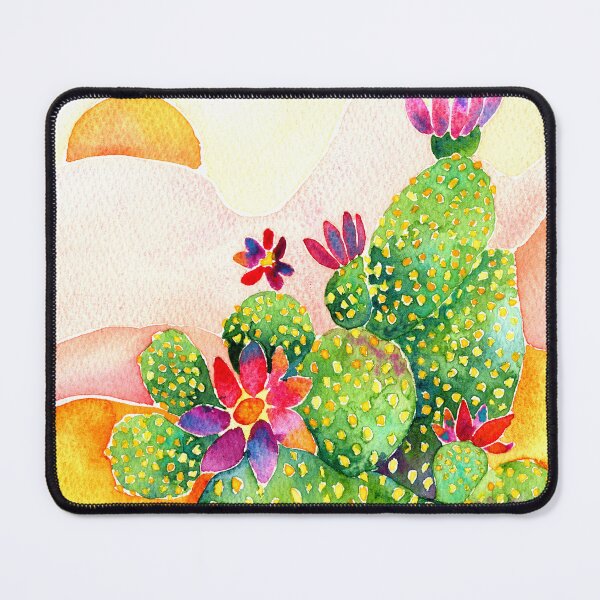 Item preview, Cactus in Desert Watercolor Artwork designed and sold by SandraArtStudio.