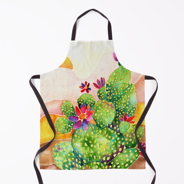 Item preview, Cactus in Desert Watercolor Artwork designed and sold by SandraArtStudio.