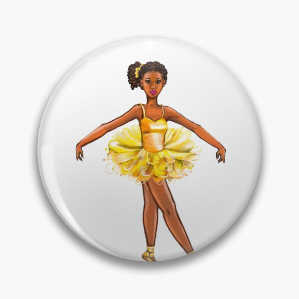 Item preview, Ballet - African American black ballerina dancing tutu - black women brown skin ballerina  designed and sold by Artonmytee.