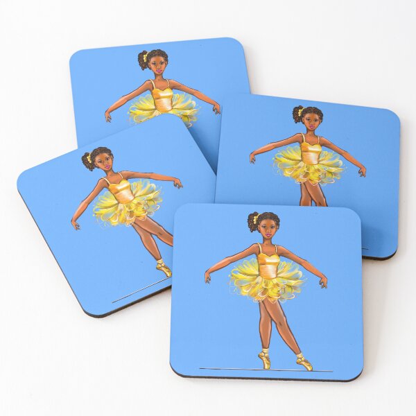 Item preview, Ballet - African American black ballerina dancing tutu - black women brown skin ballerina  designed and sold by Artonmytee.