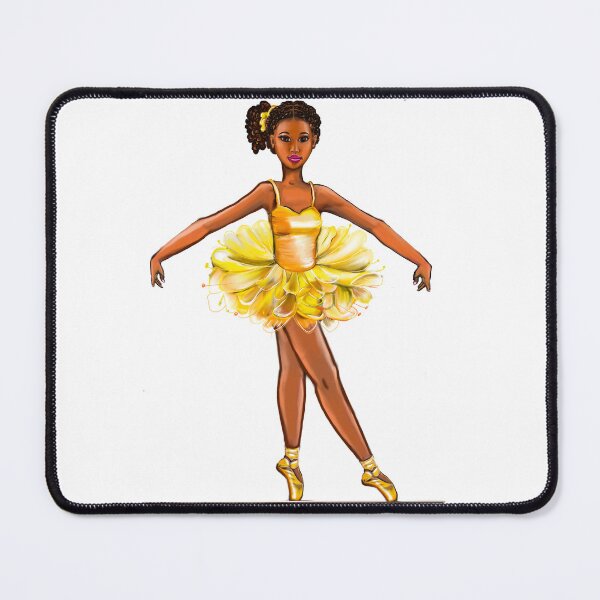 Item preview, Ballet - African American black ballerina dancing tutu - black women brown skin ballerina designed and sold by Artonmytee.