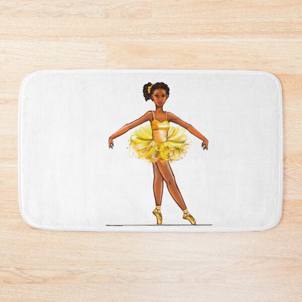 Item preview, Ballet - African American black ballerina dancing tutu - black women brown skin ballerina  designed and sold by Artonmytee.