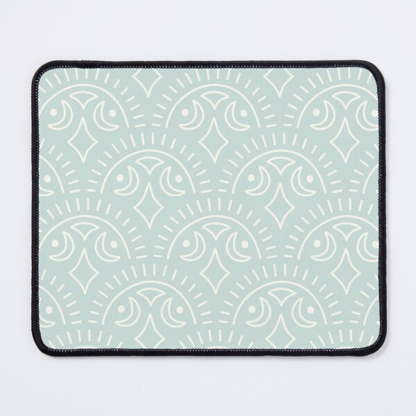 Item preview, Modern Tribal Scallops - Teal designed and sold by Erika Mauer.
