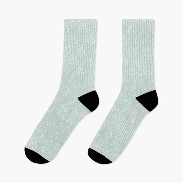 Item preview, Modern Tribal Scallops - Teal designed and sold by Erika Mauer.