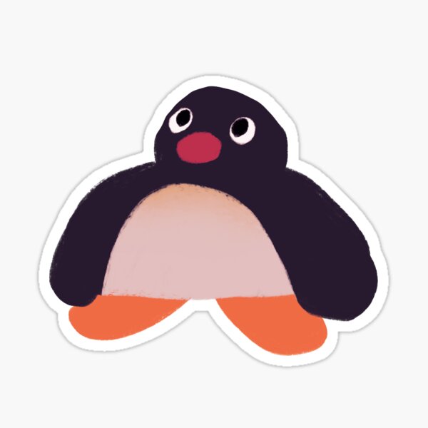 Penguin Art Stickers For Sale Redbubble