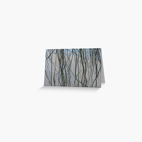 Wobbly Reeds Greeting Card