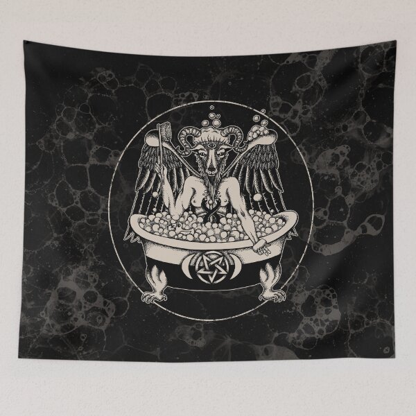 Item preview, All Hail Bathomet: Overlord of satanic cleansing rituals designed and sold by RedFinchDesigns.