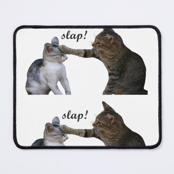 Item preview, Cat slapping cat designed and sold by SnJDesignz.