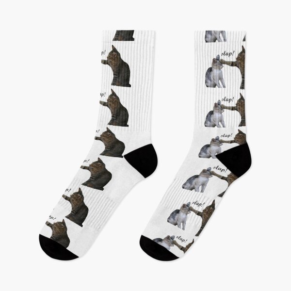 Item preview, Cat slapping cat designed and sold by SnJDesignz.