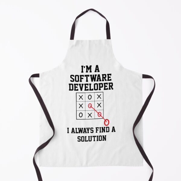 Item preview, Im A Software Developer I Always Find A Solution  designed and sold by Yay Design.
