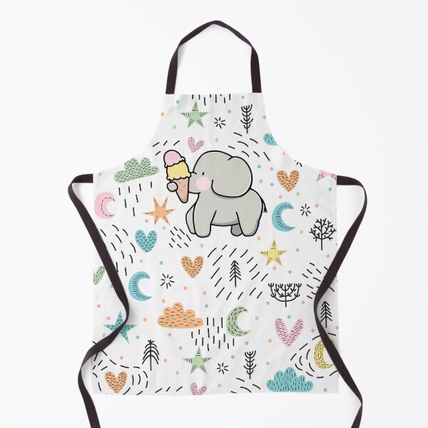 Item preview, Cute elephant with ice cream designed and sold by KlaraMacinka.