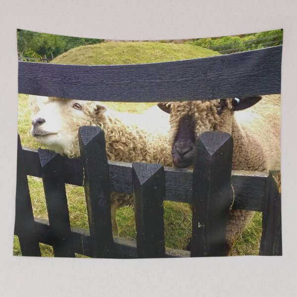 Item preview, #168 |☼| Sheep Peeking Through Fence (Elsham Hall, Gardens & Country Park) designed and sold by Naean H.F. (Nez Man).