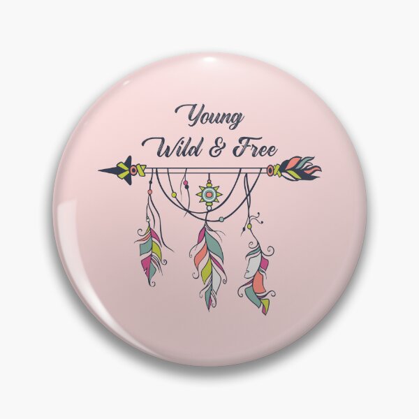 Item preview, Young wild and free designed and sold by Graphadora.