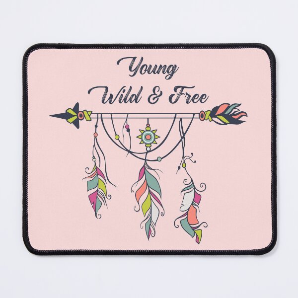 Item preview, Young wild and free designed and sold by Graphadora.