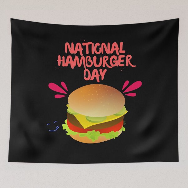 Item preview, National Hamburger Day, Burger Day designed and sold by HorizonByVimu.