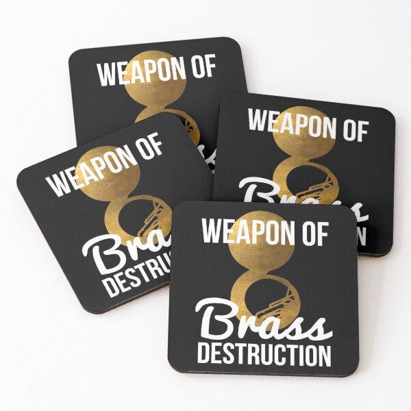 Item preview, Funny Sousaphone Player Gift Weapon Of Brass Destruction Essential T-Shirt designed and sold by laureljusjv.