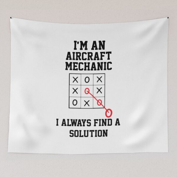 Artikelvorschau, Im A Aircraft Mechanic I Always Find A Solution  entworfen und verkauft von Yay Design.
