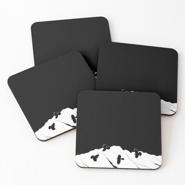 Item preview, Mont Blanc with Alpine Choughs designed and sold by AndrasVasasArt.