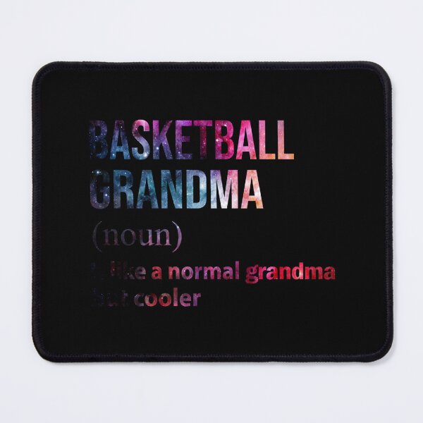Item preview, Basketball Grandma Like A Normal Grandma But Cooler Galaxy Sticker designed and sold by verarheaf9.