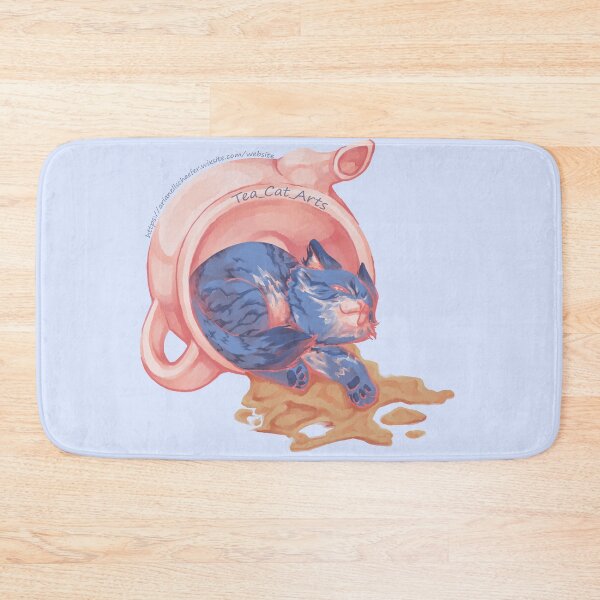 Item preview, The Tea Cat designed and sold by Tea Cat Arts.