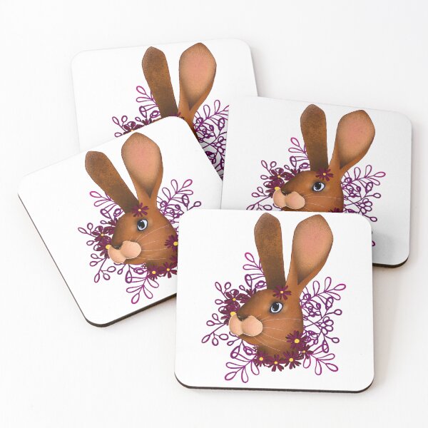 Item preview, flower bunny designed and sold by Farbhummel.