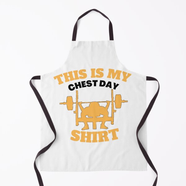 Item preview, This Is My Chest Day - Funny Gym - Black Yellow designed and sold by GymWearDepot.