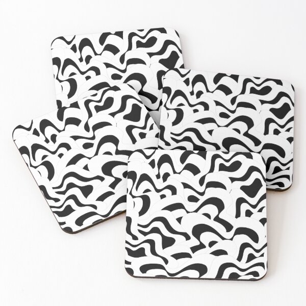 Item preview, Abstract pattern - black and white. designed and sold by K.S ART.