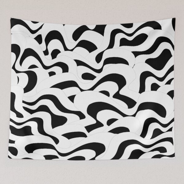 Item preview, Abstract pattern - black and white. designed and sold by K.S ART.
