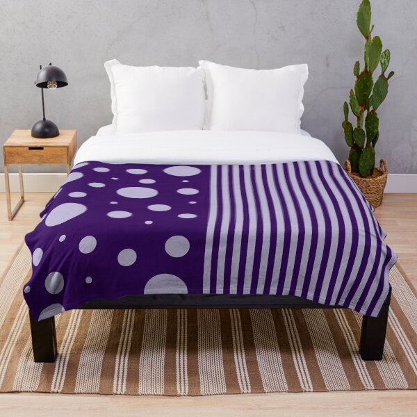 Item preview, Spots and Stripes - Purple designed and sold by LAEC-Shop.