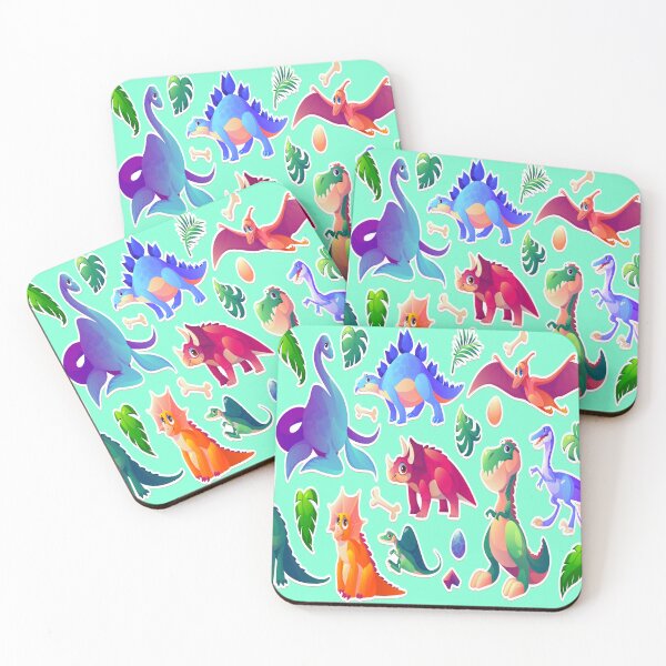 Item preview, Dinosaurs Children style Сolor print designed and sold by artdragongift 15.