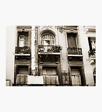 Balconies Lomo Argentina Photographic Print